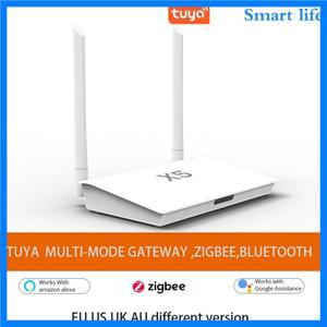 X5 Zigbee 3.0 허브 Bluetooth(네트워크 케이블 소켓 포함) 유선 연결 스마트 라이프 제어 Tuya Zigbee Gat