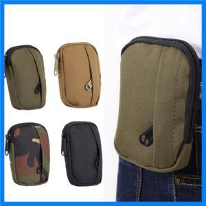 EDC 미니 키 지갑 홀더 남성용 동전 지갑 파우치 소형 포켓 키 체인 지퍼 케이스 아웃 도어 팩 카모 백