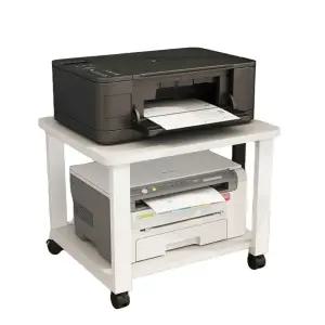 책상 프린터 복합기 받침대 2단 테이블 거치대40x40x28 선반