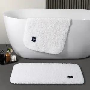 폭 호텔 발매트 뽀글이 호텔식 블루 라벨 화이트 발수건러그 발수건 순면 40