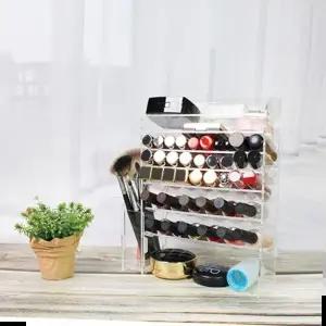 투명 립스틱타워 정리함 칸막이