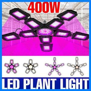 400W LED E27/E26 성장 전구 220V 전체 스펙트럼 재배 램프 110V 온실 수경 식물 야채 채우기 조명