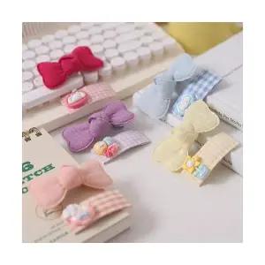 헤어핀 세트 5컬러 똑딱핀 집게핀 머리핀 악세사리 리그에