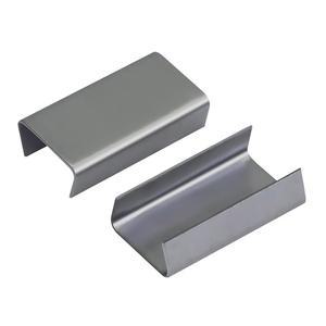 NVOYAJUAN 오픈 스냅온 강력하고 안전한 포장용 폭 1/2인치 강철 스트랩 금속 클립 밀봉 1000개