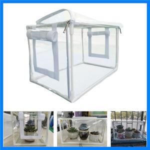 스틸 에어 박스 야채 실내 야외 재사용 가능 원예 식물에 사용하기 쉬움 방수 맑은 온실 정원 온실
