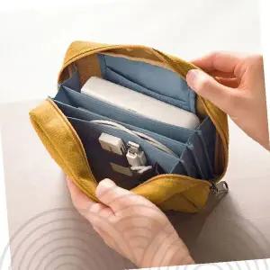 멀티포켓 통장케이스 지퍼 파우치 카드정리함 휴대용 서류보관 여행용품