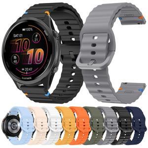 [호환품]20mm 실리콘 시계줄 스트랩 가민 호환 포러너 570 265 165 255 베뉴 4 45mm 비보액티브 6 5 팔찌