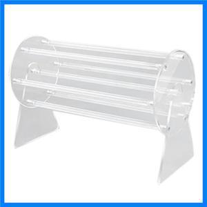 아크릴 클로 클립 정리함 거치대 360 도 회전 클로 클립 거치대 및 보관 여성용 헤어 클립 정리함 디스플레