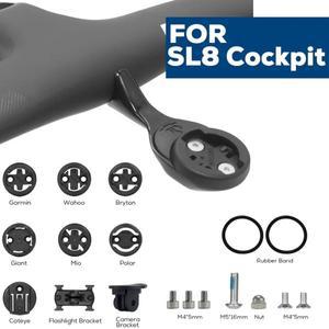 [호환품]로발 SL8 SL7 비케이플 마운트 - 가민 호환 와후 브라이튼 GPS 컴퓨터 / 고프로 호환 액션 캠 스톱