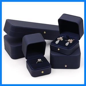 1pcs 골드 버클 더블 링 하이 엔드 매칭 링 상자 팔찌 귀걸이/목걸이 상자 보석 포장 상자