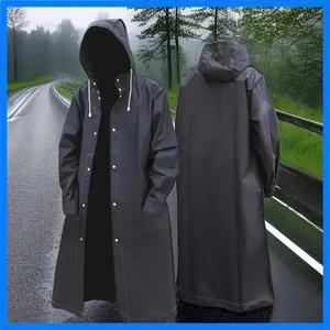 성인용 일회용 휴대용 EVA 비옷 재사용 가능한 비 판초 야외 오토바이 사이클링 하이킹 경량 비옷