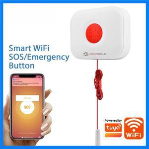 투야 스마트 와이파이 비상 버튼 원키 SOS 호출 풀 코드 병원 요양원 욕실 화장실 침대 옆 알람 장치