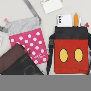 디즈니 미키미니 크로스백 키즈 데일리 핸드폰 파우치