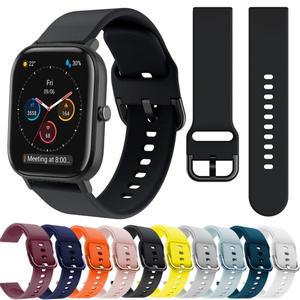 Amazfit GTS 2 2Mini 호환 3 4 스트랩 Correa BIP Pro 5 6 밴드 GTR 3pro 팔찌용 20mm 손목