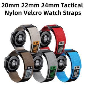 20mm 퀵 릴리즈 나일론 시계 스트랩 (삼성 호환 화웨이 호환 수ント 시계용)