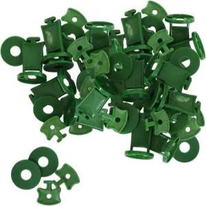 오토플라자 100 세트 온실 지지 클립 고정 트위스트 플라스틱 차양 클립/세척기/확장 버블 랩 선쉐이드