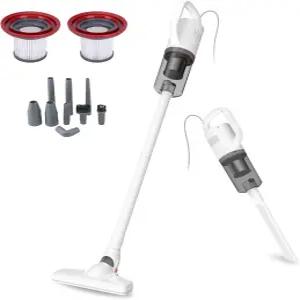 애완동물 털 하드우드 바닥 고양이 깔때기 카펫 청소를 위한 KEROME 스틱 진공청소기 유선 휴대용 미니