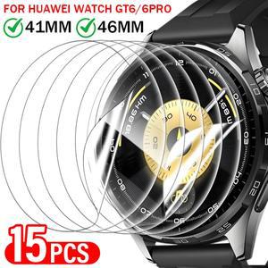 [호환품]화웨이 호환 워치 GT 6/6 프로 41/46mm PET 소프트 보호 필름 스크린 프로텍터 긁힘 방지  클리어