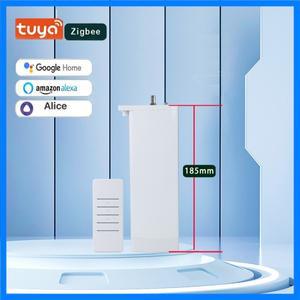 최신 세대 짧은 투야 지그비 전기 스마트 커튼 모터 지능형 지지대 음성 제어 앨리스 알렉사 구글