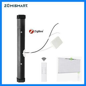 Zemismart Zigbee 블라인드 모터 알루미늄 로마 그늘 벌집 커튼 Tuya Alexa Google 홈 스마트 컨트롤과 함