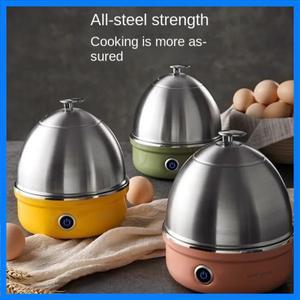 가정용 미니 스테인레스 스틸 아침 식사 기계 계란 보일러 계란 스티머 자동 전원 끄기 220V