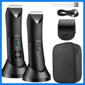 남성용 Kemei 방수 헤어 트리머 다기능 무선 충전식 전기 헤어 클리퍼 바디 헤어 면도기 KM-1840