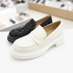 여성 경량쿠션 청키솔 통굽 컴포트 로퍼 TDX2N4031Y