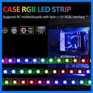 5V 3핀 ARGB 헤더 PC WS2812b LED 스트립 라이트 어드레서블 레인보우 PC 디지털 케이스용 아수스 아우라