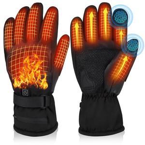 초박형 5000mAh 배터리 USB 충전 기능을 갖춘 가벼운 온열 장갑 남성 여성용 8시간 보온성 스키 하이킹 스노보드 삽질 사냥 위한 방수 기능 제공