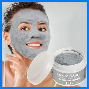 유이티쿠에 홀리 바질 & 버블검 딥 클렌징 머드 마스크 깊은 클렌징과 보습 모든 연한 베이지 색상 피부에