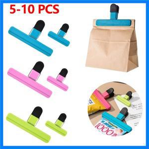 5-10개 T자형 식품 밀봉 클립 간식 파스타용 주방 밀봉 클립 신선 보관용 누수 방지 실러 클램프