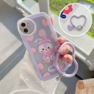 핸드폰 예쁜하트 손목 걸이 스트랩 끈 휴대폰 카메라