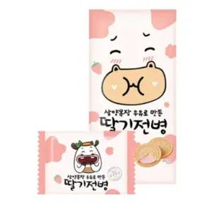 | 삼양 | 삼양목장 우유로 만든 전병 18입x2개 딸기전병 신선한 고소한 바삭한 부드러운 낱개포장 선물용