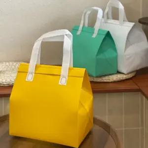 보온 부직포 보냉 도시락 가방 런치백 쇼핑백 건강