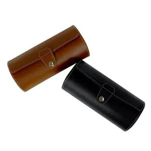 와치롤 3구 케이스 수납 보관 정리 상자 워치와인더 거치대 원통형 소품