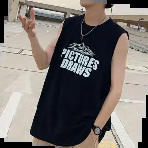 남성티셔츠 남자 반팔 티 셔츠 민소매 남성 T14