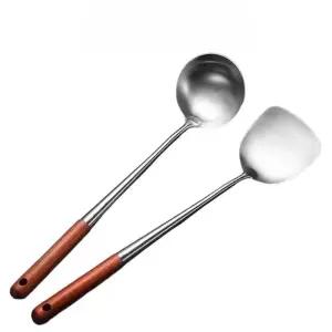 스테인레스 삽 슬롯 스푼 국자 스테인리스 주방 웍뒤집개 스틸 주걱 요리