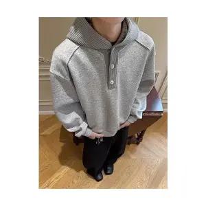 슬램덩크 남성 맨투맨 반카라 후드티 가을 트레이닝 캐주얼 HO3