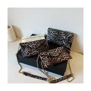 솔저스2 여자 크로스백 가방 패션 레오파드 엣지 핸드백 크로스 스퀘어 백 OPH5