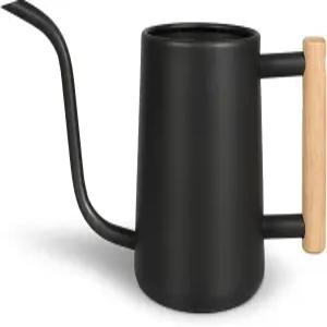 실내 식물용 물뿌리개 35온스/1000ml 금속 스테인리스 스틸 냄비 가정용 긴 주둥이 포함 분재 야외 정원 꽃