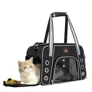18파운드 미만의 위한 반려동물 및 캐리어 개인정보 앤 캣 승인 소형견, 대형 접이식 반려견 사이드 애완동물 보호 소프트 고양이, 중형 여행용 캐리어, 고양이를 라이프