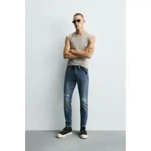 자라 ZARA JEANS SKINNY FIT 디스트로이드 - 미디움 블루