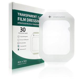 투명 필름 드레싱, 상처 관리 또는 IV 실드를 위한 4