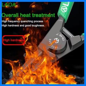 LAOA 7인치 다기능 스냅 링 클립 플라이어 휴대용 내부 외부 고정 클립 수리 유지보수용 핸드 툴