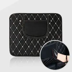 차량용 시트 하단 신발자국 킥매트 블랙 운전석 자동차킥커버 킥패드 킥가드 의자보호