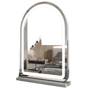 대형 탁상거울 아치형 욕실 터치 스탠드 화장대