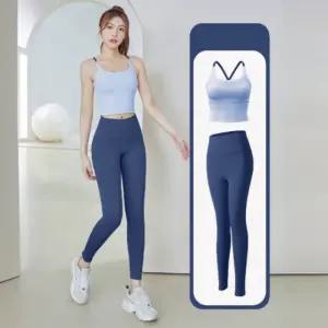 여성 상하의 트레이닝복 운동복 복상의 여성 레깅스 필라테스복세트 헬스복 브라탑 요가 다이어트운동복