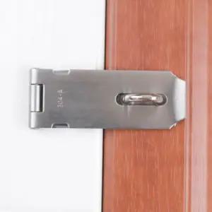 자물쇠 경첩 걸쇠 스텐 자물쇠걸이 4인치