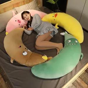 곰 오리 돼지 대형 동물 공룡 롱쿠션 모찌 바나나 바디필로우