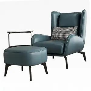 1인용 휴식 소파 편안한 안락 스툴 쇼파 수유 거실 의자 인조 인테리어 독서 가죽 암체어